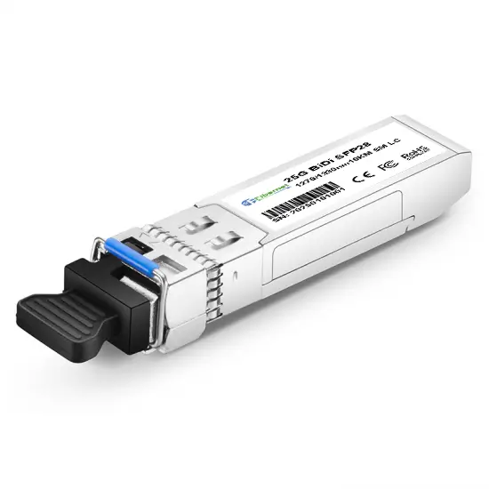25G BiDi SFP28 TX1270/RX1330nm 10km LC Optical Transceiver