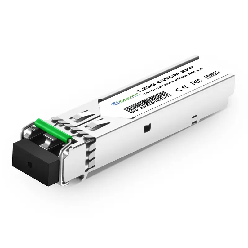 1.25G CWDM SFP 80KM LC Optical Transceiver