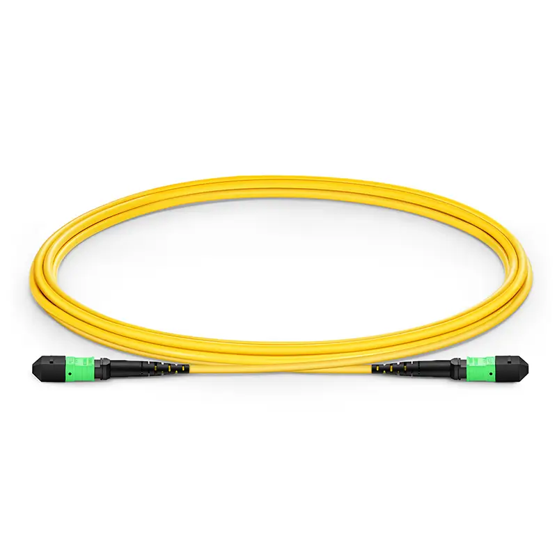 12 Fiber MPO(Female)-MPO(Female) 9/125 Single-mode Fiber Optic Cable
