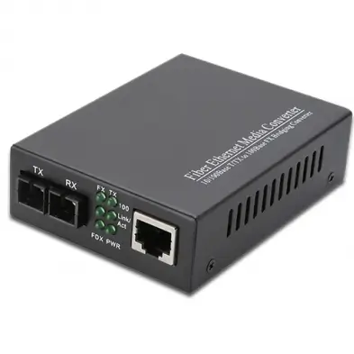 10/100/1000M Dual Fiber Media Converter